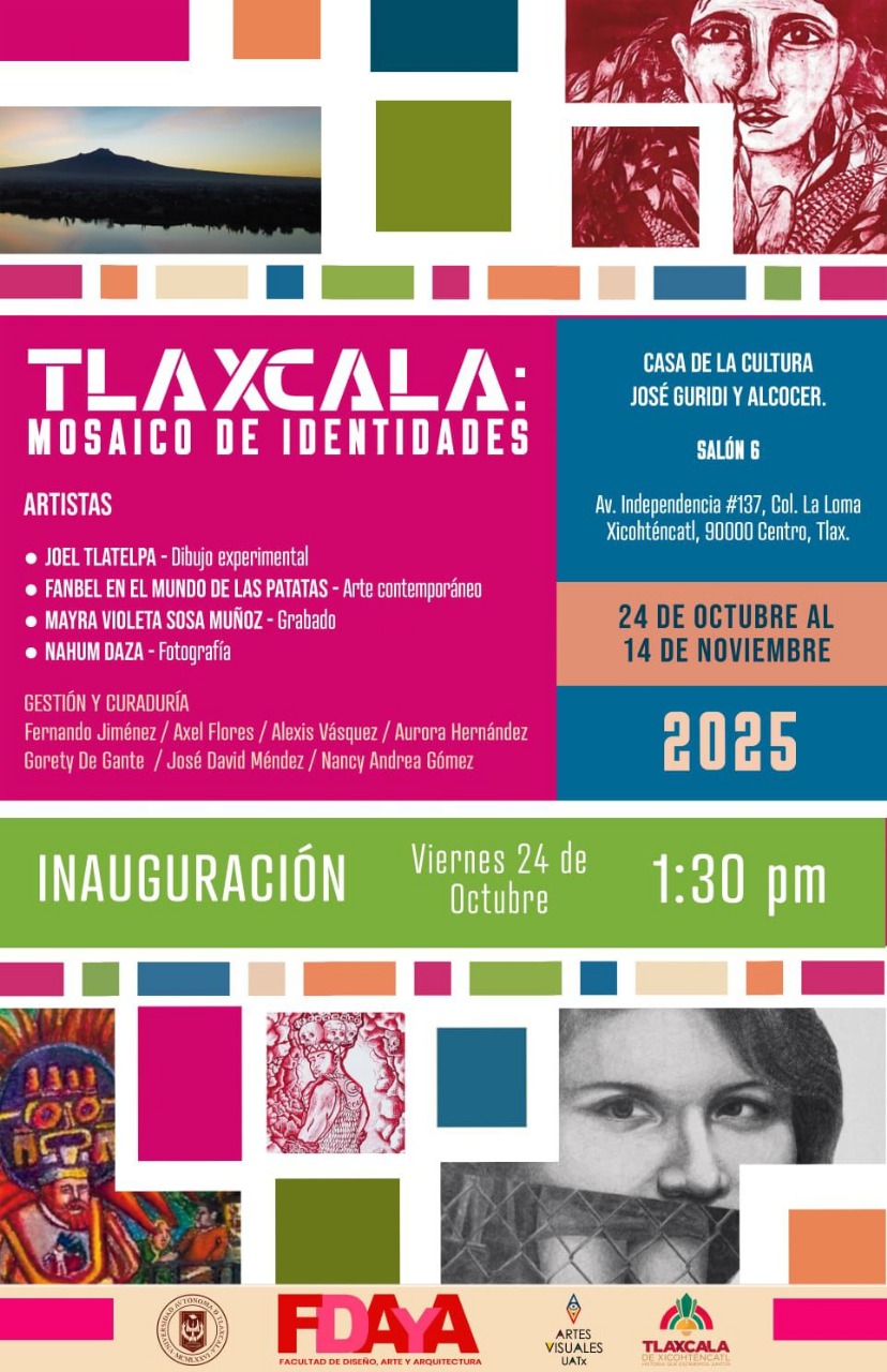 Gobierno municipal de la capital promueve la diversidad artística a través de 'Tlaxcala: Mosaico de identidades'